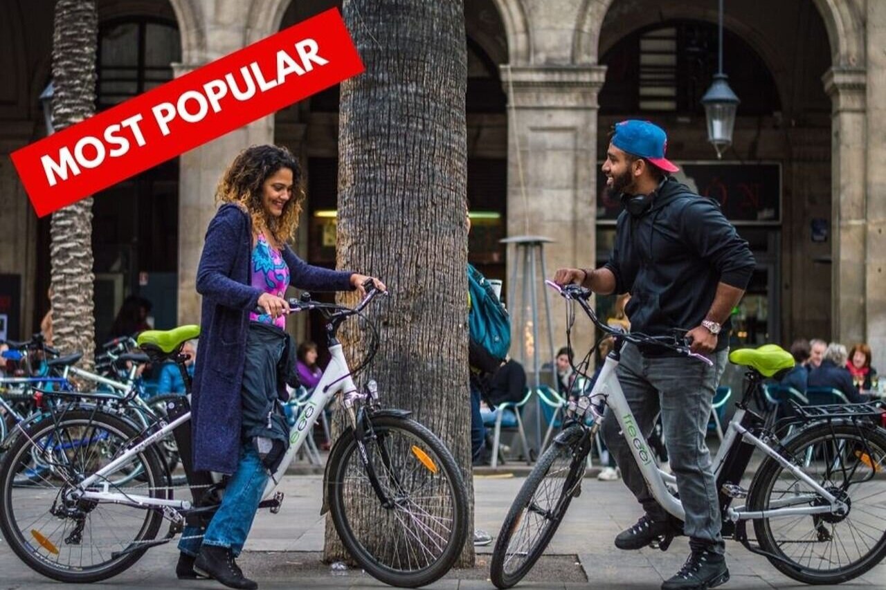 Well, as you may or may not know, electric vehicles require a power source to run off of (in our case a battery). Photo Bike Tour Barcelona Electric Bike Tours Barcelona