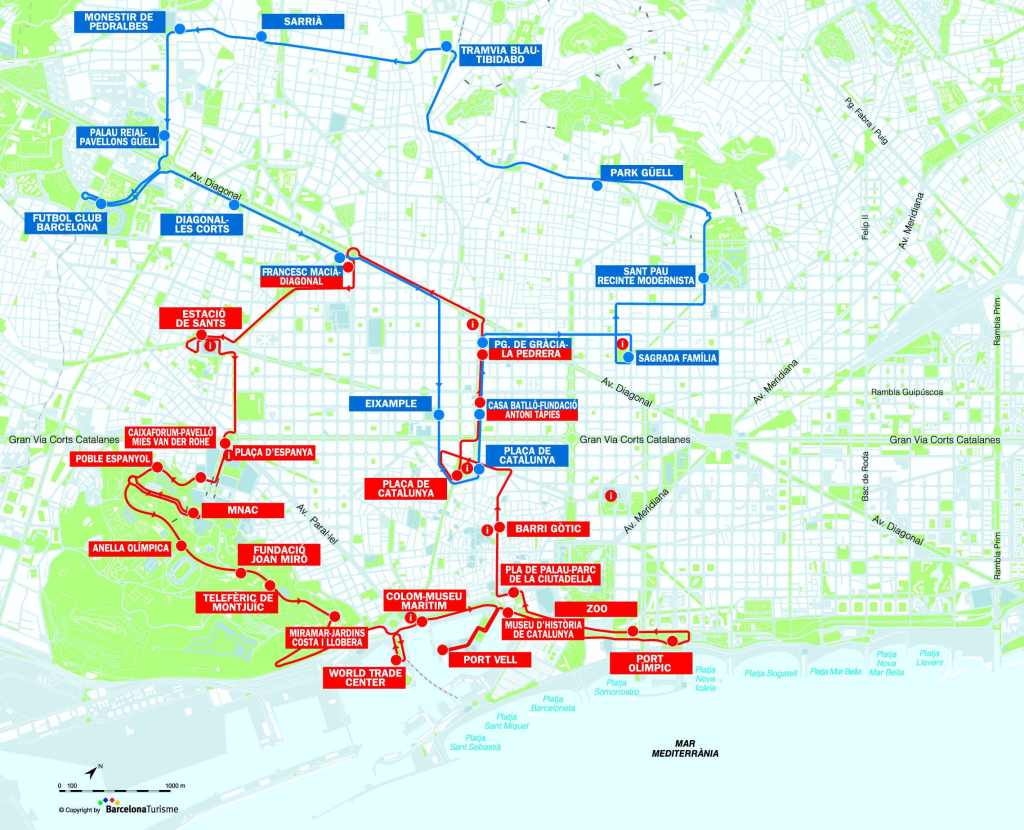 Amazing Barcelona Hop On Off Bus&nbsp;Tickets