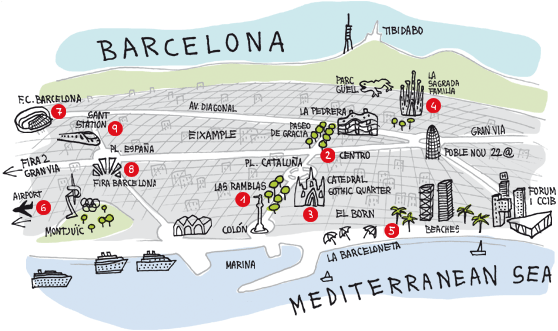 26+ Barcelona Tour Map Package