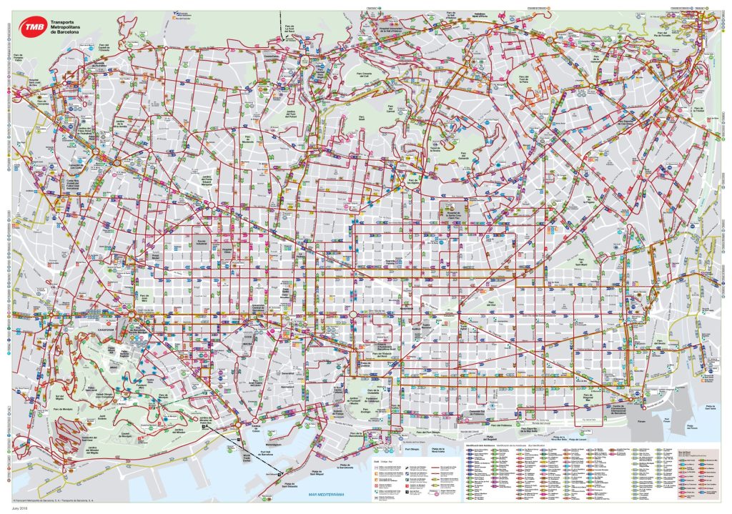 32+ Barcelona Bus Turistic Map