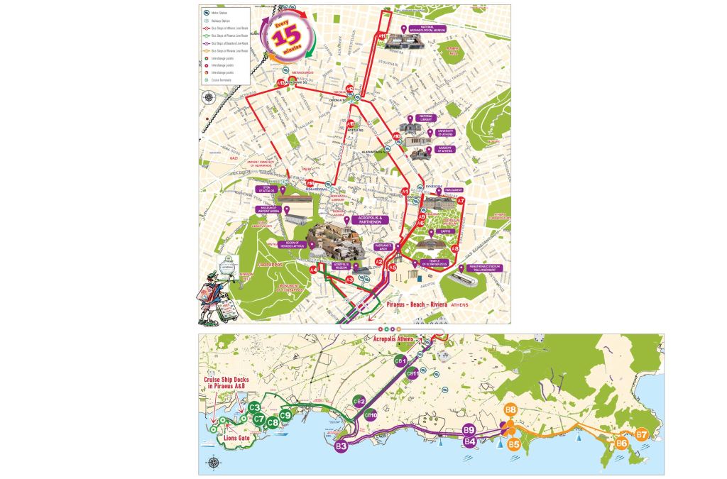 Exploring Barcelona Hop On Hop Off Bus Route Map Pdf&nbsp;Package
