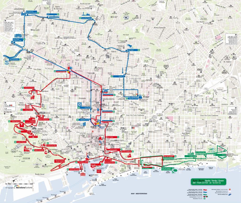 19+ Barcelona City Sightseeing Map Package