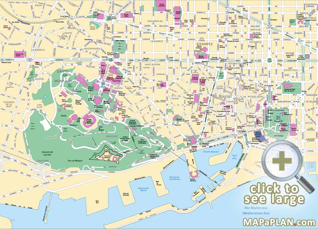 21+ Barcelona Walking Tour Map Pdf Package
